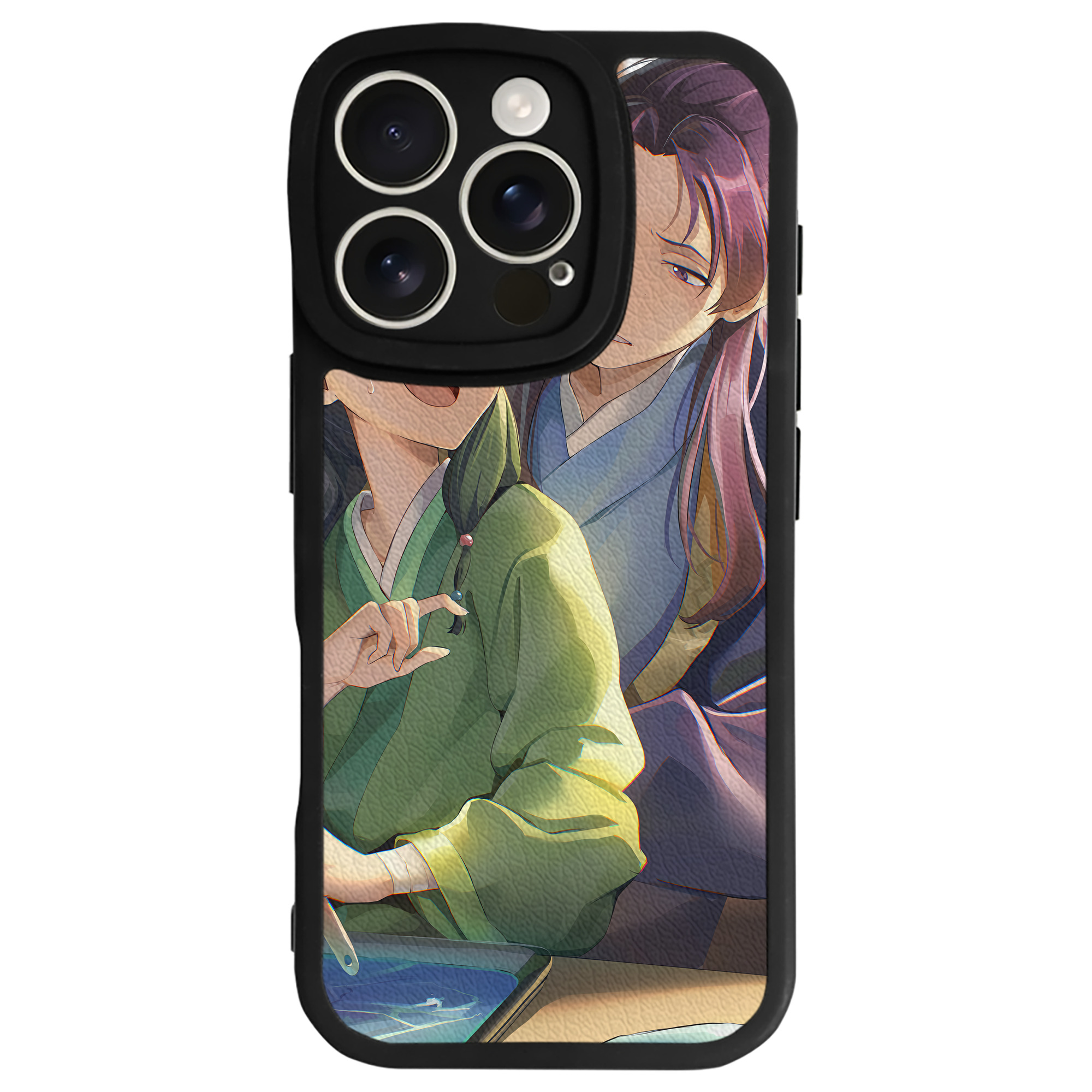 （画像用） 薬屋のひとりごと The Apothecary Diaries 【iPhone 16シリーズ対応】シリコンスマホケース（レザー調） 材質：シリコン